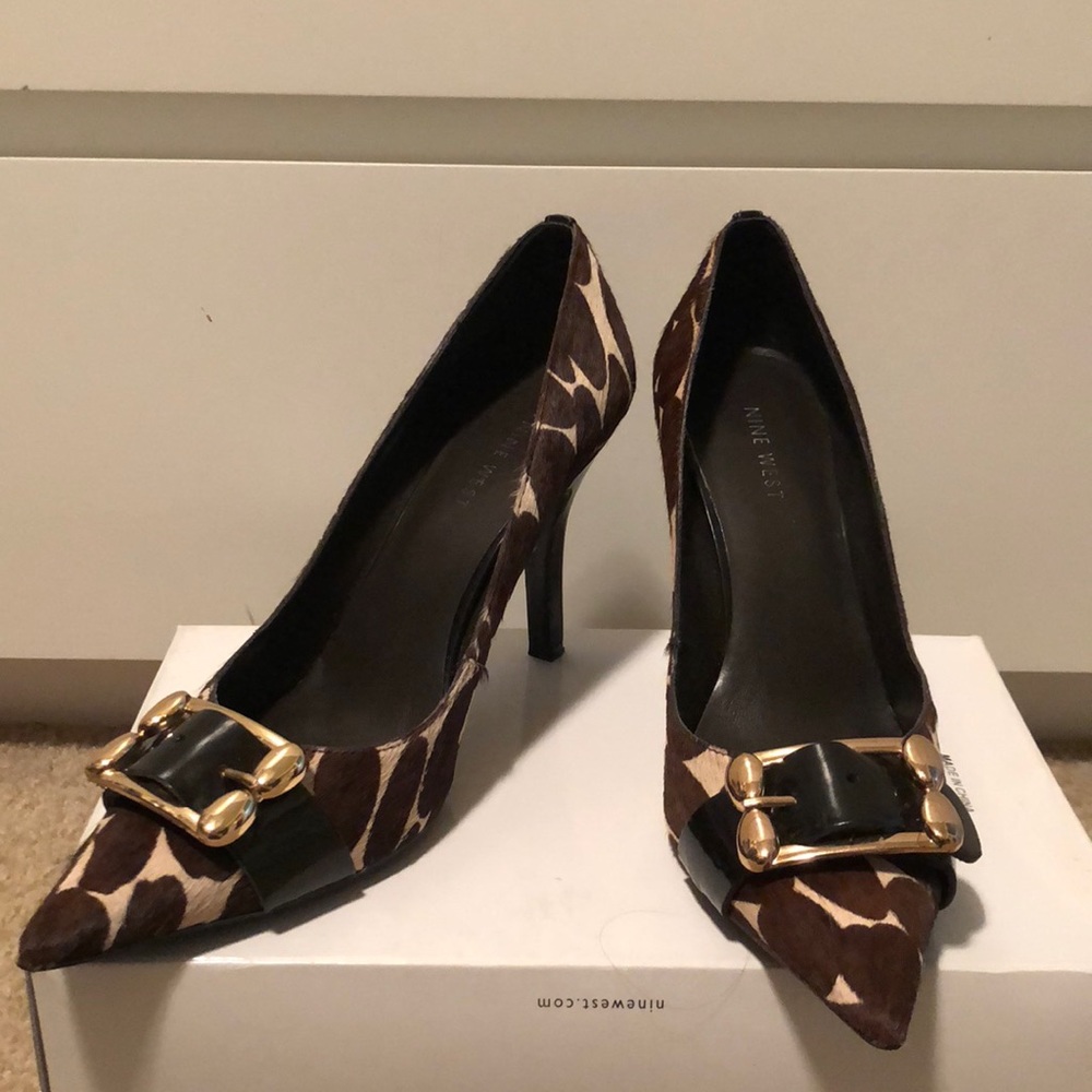 Nine West Animal-Print Pumps